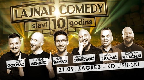 LAJNAP COMEDY  SLAVI 10 GODINA – STAND-UP KOMEDIJA