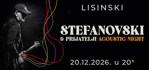 VLATKO STEFANOVSKI & PRIJATELJI  – ACOUSTIC NIGHT