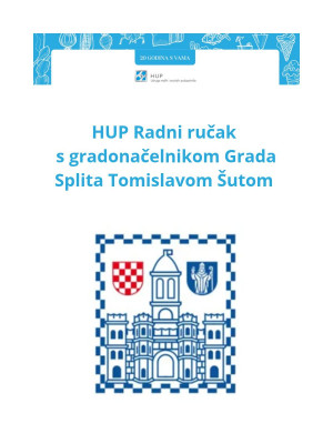 3.11.2026. Radni ručak s gradonačelnikom Grada Splita Tomislavom Šutom