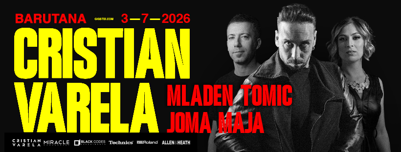 Cristian Varela // Mladen Tomic // Maja Joma | 03.07. | Barutana