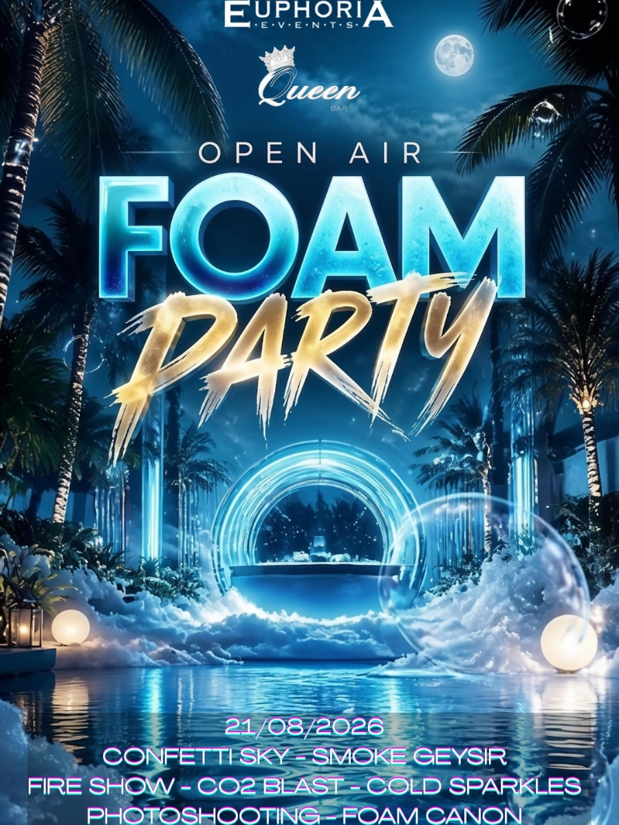 Open air pjena party @ Queen bar Varaždin