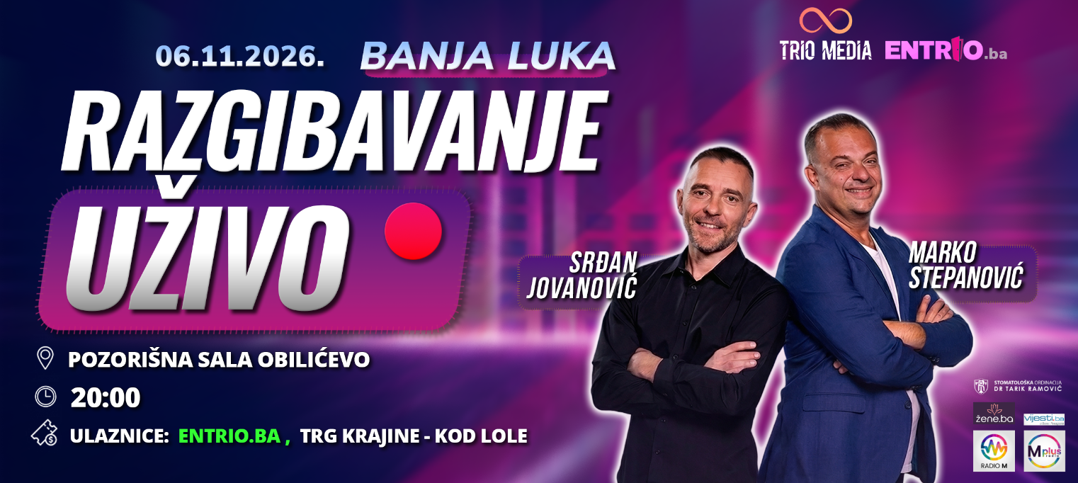 BANJA LUKA - "Mentalno razgibavanje - UŽIVO"