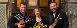 Praški trio (CZ) -  Miroslav Ambroš, violina, Felix Slováček Jun., clarinet & saxophone, Zuzana Ambrošovà, klavir,  A. Dvořák, P.de Sarasate, N. Paganini, G. Bizet